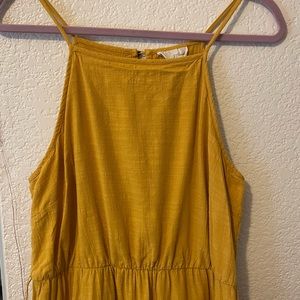 Yellow Halter Top Dress